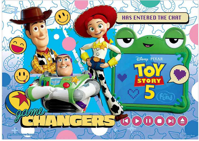 HUNDRED PICTURES 百耘圖 玩具總動員拼圖 18.2 x 25.7cm HPD0108-345, Toy story 5, 1個, 108片