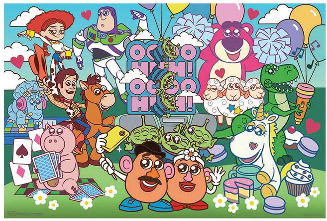 HUNDRED PICTURES 百耘圖 玩具總動員3拼圖 75 x 50cm HPD01000-149, Toy story3, 1個, 1000片