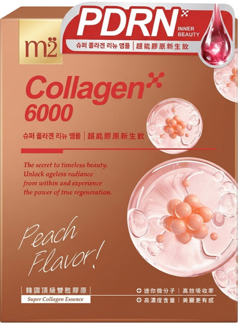m2 美度 超能膠原新生飲 8包, 1套, 400ml
