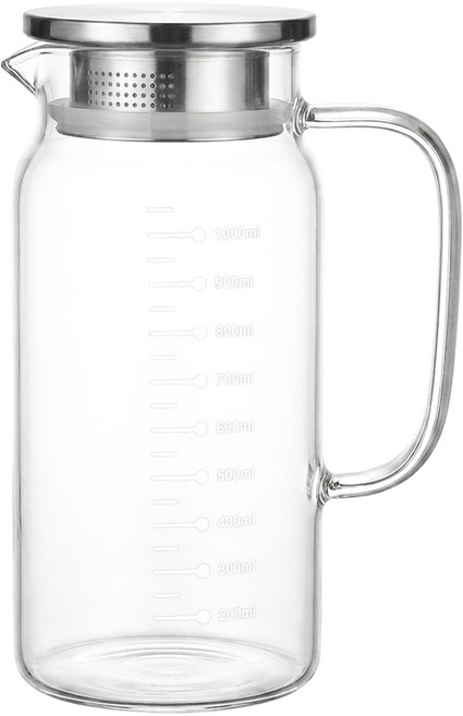 Pearl Horse 寶馬 高型多功能雙用壺 TA-G-B-1000, 玻璃, 1個, 1000ml