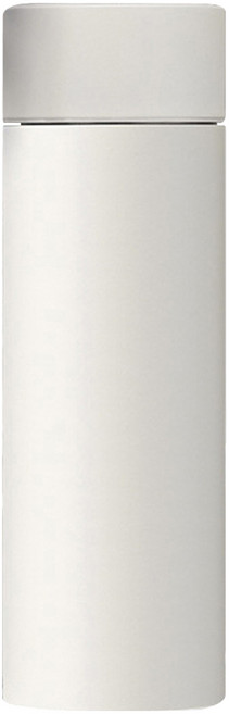 SIPZY 不鏽鋼磁力茶水分離保溫瓶, 白色, 1個, 480ml