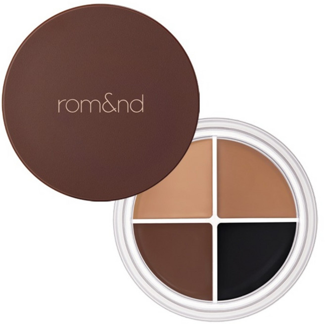 rom&nd 台灣公司貨 霧絨眼影膏, 04 焦糖醇棕, 1個
