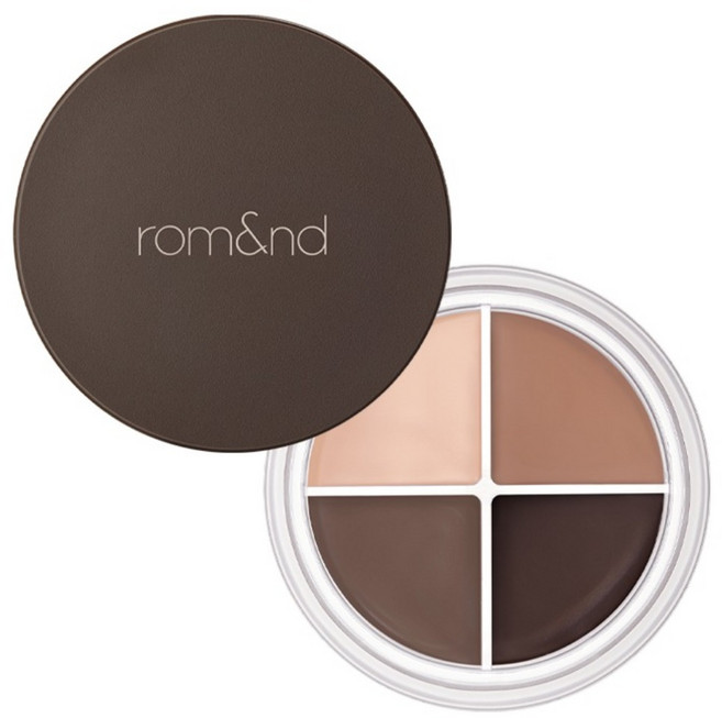 rom&nd 台灣公司貨 霧絨眼影膏, 01 杏褐拿鐵, 1個