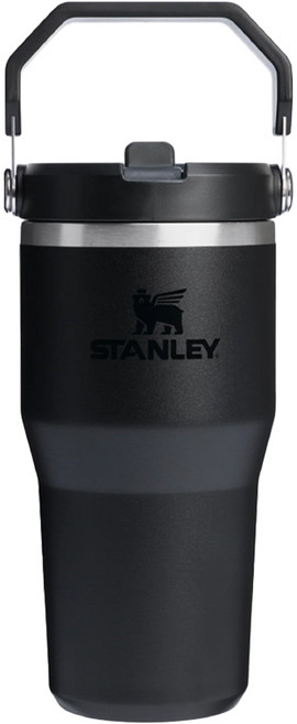 STANLEY 經典系列 IceFlow 手提吸管杯2.0, 消光黑2.0, 1個, 0.59L