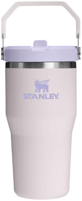 STANLEY 經典系列 IceFlow 手提吸管杯2.0, 米杏紫, 1個, 0.59L