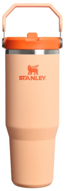 STANLEY 經典系列 IceFlow 手提吸管杯2.0, 雪酪橙, 1個, 0.88L