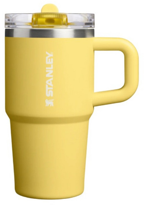 STANLEY 防漏吸管隨手杯, 金盞黃, 1個, 0.59L