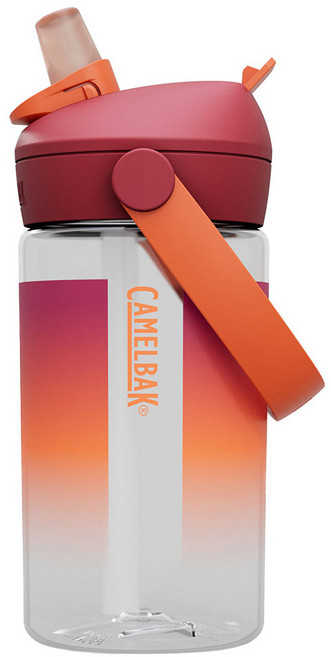 CAMELBAK Flip Straw 咬嘴吸管水瓶RENEW 火焰發射, 桃橘色, 1個, 400ml
