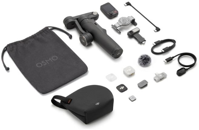 DJI 大疆創新 全能Vlog套裝, 黑色, 1個, OSMO MOBILE 8 Pro