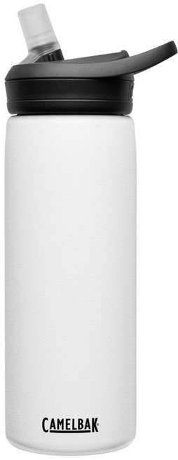 CAMELBAK eddy+不鏽鋼多水吸管保溫保冰瓶, 經典白, 1個, 600ml