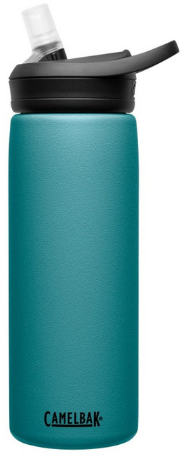 CAMELBAK eddy+不鏽鋼多水吸管保溫保冰瓶, 潟湖藍, 1個, 600ml