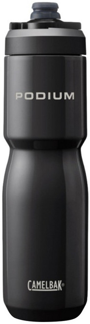 CAMELBAK Podium 競速真空保冰單車水瓶, 曜石黑, 1個, 650ml