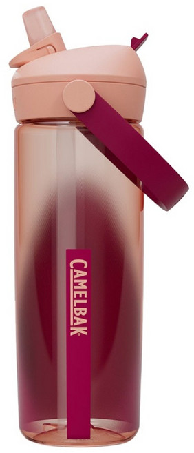CAMELBAK Flip Straw 多水吸管水瓶 RENEW, 柔霧粉, 1個, 600ml