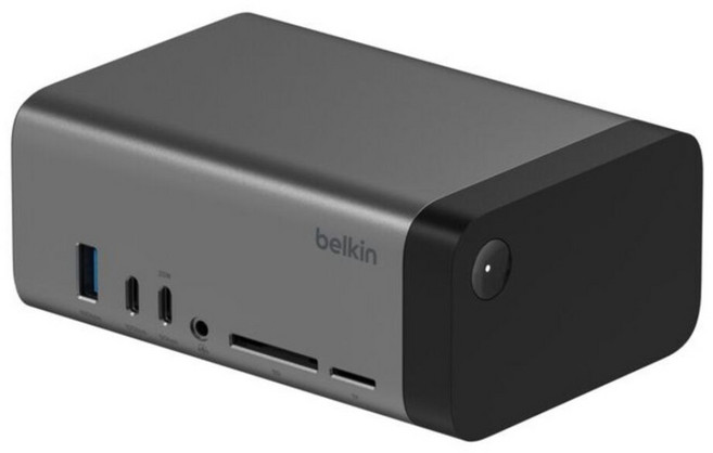 belkin 貝爾金 Connect USB-C 11合1 Pro GaN 專業擴充基座 150W INC020qcSGY, 黑色, 1個