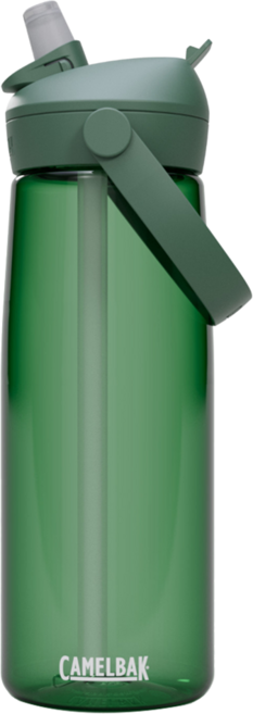 CAMELBAK Flip Straw 多水吸管水瓶 RENEW, 森林綠, 1個, 750ml