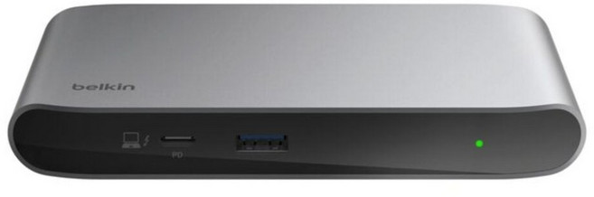 belkin 貝爾金 Thunderbolt 4 5合1核心擴展座 INC013qcSGY-TW, 銀色, 1個