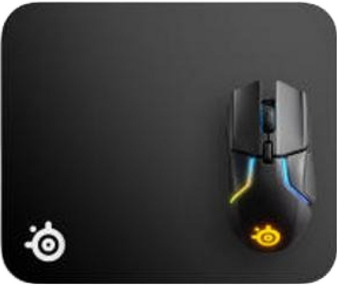 steelseries 賽睿 Qck 電競滑鼠墊 Small, 黑色, 1個