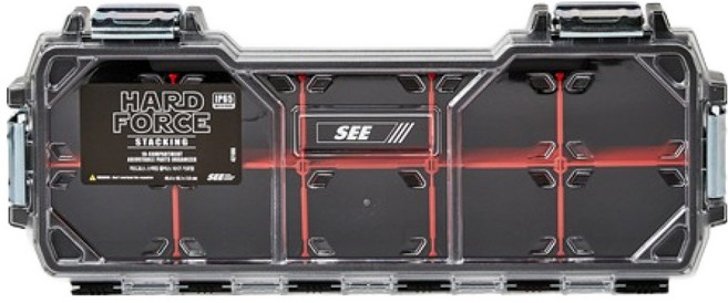 SEE Hard Force 堆疊工具箱 橫式 10格, 1個