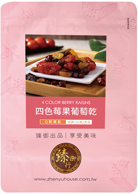 臻御行 四色莓果葡萄乾, 1個, 250g