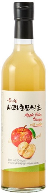 SANG SANG CHO 蘋果醋 有機蘋果醋母醋, 1個, 500ml