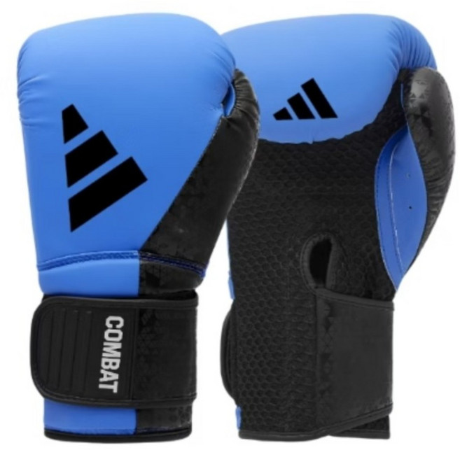 adidas 愛迪達 ADIC50TG COMBAT 50 拳擊手套, 藍黑色, 1個