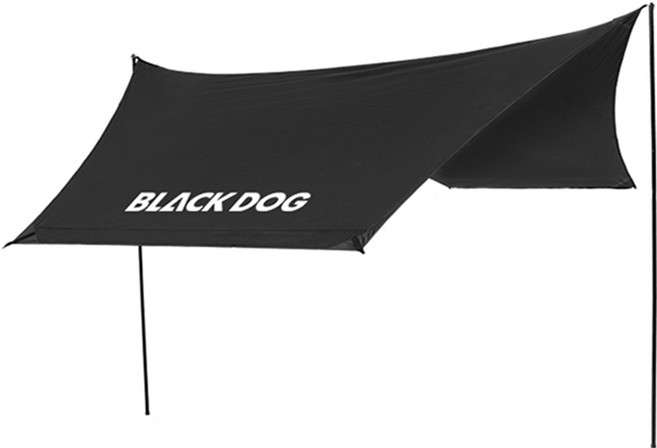 BLACK DOG 黑狗 閒居 AIR充氣帳篷天幕, 黑色