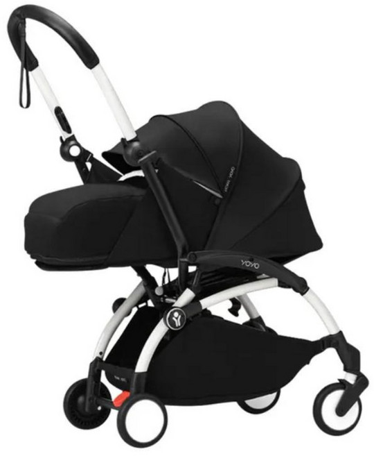 STOKKE YOYO 0+推車組合, 白車架 + 黑色