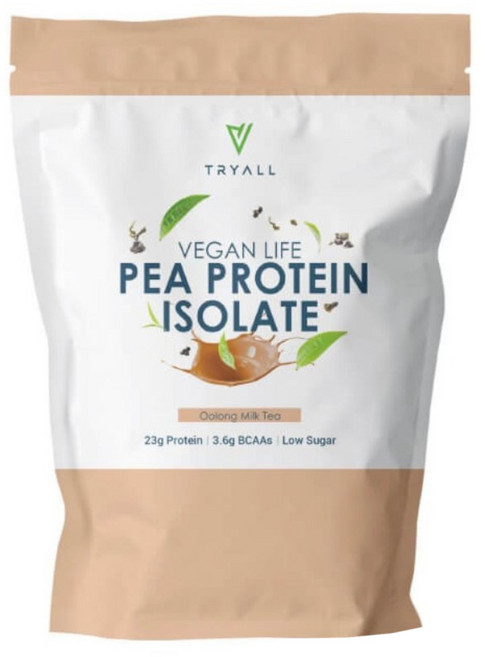 TRYALL 分離豌豆蛋白飲 烏龍奶茶風味, 1kg, 1個