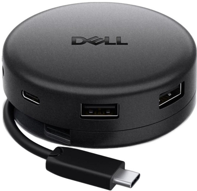 DELL Technologies 戴爾 Pro 7合1 USB C 旅行轉接器 DA326, 黑色, 1個
