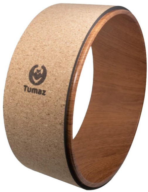 Tumaz 月熊 軟木瑜珈輪, 咖色, 1個