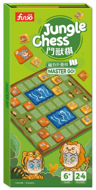 fundo 樂多動漫 Jungle Chess 鬥獸棋 磁力摺疊棋, 1個