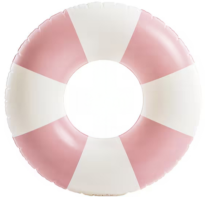 INTEX 海灣渡假游泳圈 適9歲以上 91cm 59271, 珊瑚粉, 1個