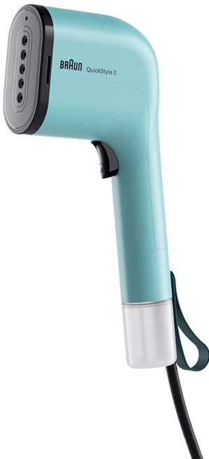 BRAUn 百靈 QuickStyle3 超小型蒸氣熨斗, 綠色, GS3013GR