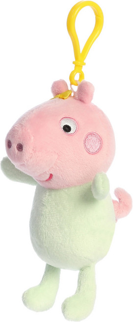 AURORA World 佩佩豬寶寶艾比鑰匙圈, 混色, 1個, 11.5cm