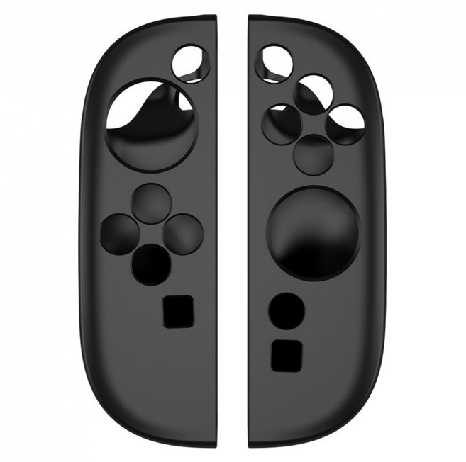 IINE 良值 SWITCH2 左右矽膠套平底款, 黑色, 1套, L1088