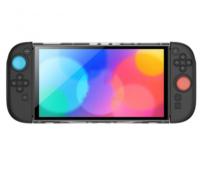 IINE 良值 SWITCH2 透明PC+左右矽膠套裝, 黑色, 1套, L1090