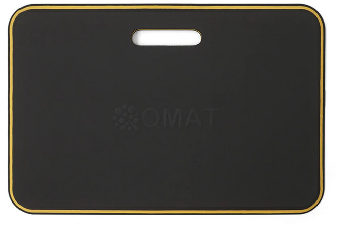 QMAT 多功能訓練墊 台灣製, 黑色 + 黃色, 1個