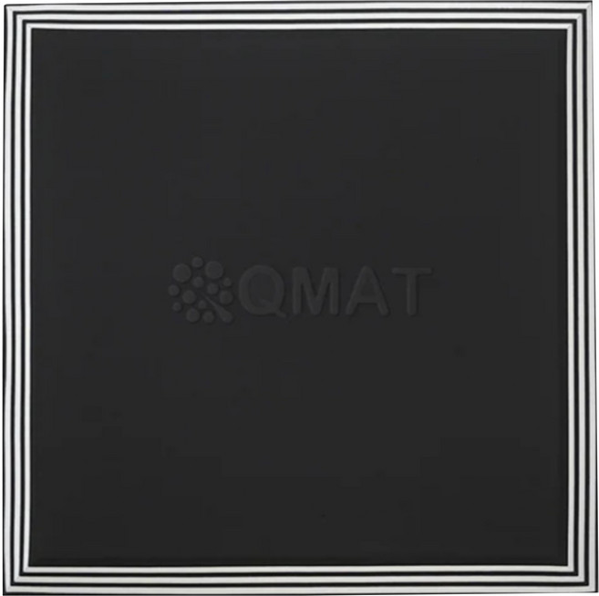 QMAT 超慢跑墊 台灣製, 黑色 + 白色, 1個