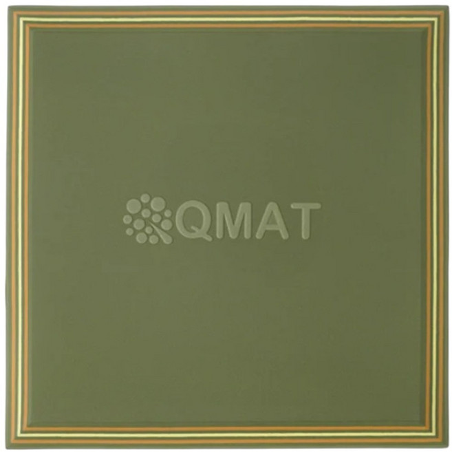 QMAT 超慢跑墊 台灣製, 綠葉秋黃, 1個