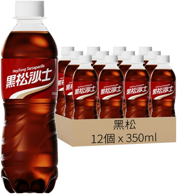 黑松 沙士, 12個, 350ml