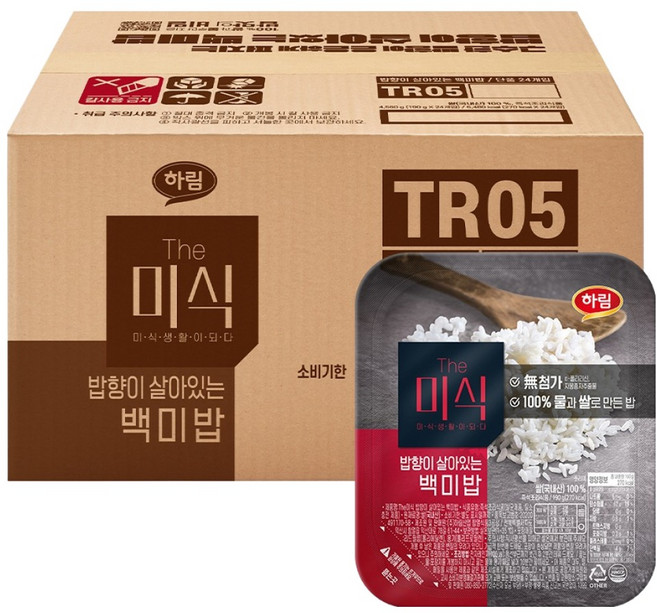 The Mishik 匠人 飯香十足的白米飯, 190g, 24個