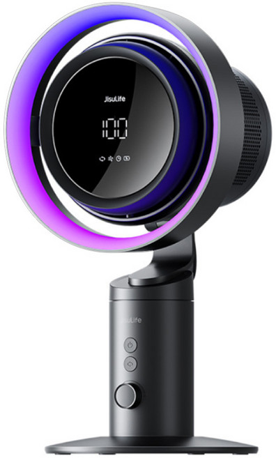 JisuLife 几素 Table Fan Pro3無線無扇葉桌扇, 深灰色, FAN-JIS-TABLEPRO3-GY