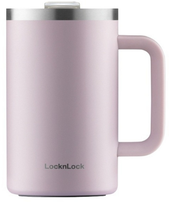 LocknLock 樂扣樂扣 簡約好握馬克咖啡杯 LHC4363PUR, 紫羅蘭, 1個, 730ml