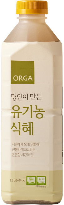 ORGA 名人製作的有機甜米露, 1個, 1.2L