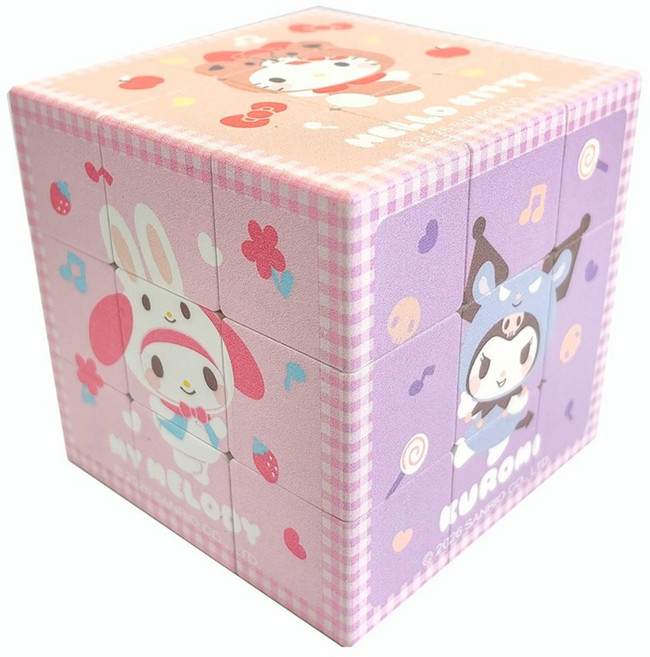 HUNDRED PICTURES 百耘圖 Sanrio 三麗鷗 魔術方塊 HP-RC33001 5.7 x 5.7 x 5.7cm, 裝扮好朋友系列, 1個