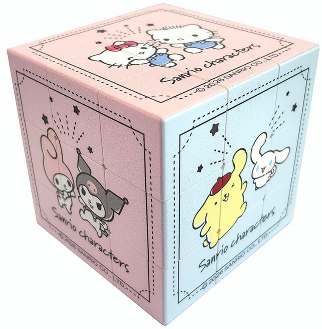 HUNDRED PICTURES 百耘圖 Sanrio 三麗鷗 魔術方塊 HP-RC33002 直徑57mm, 擊掌好朋友系列, 1個