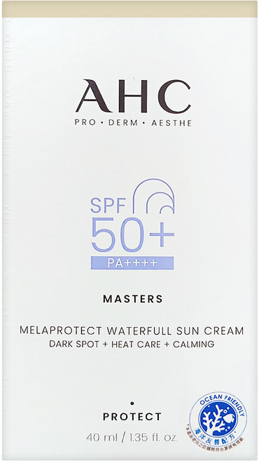 AHC 9重全護撫紋淡斑防曬乳 SPF 50+ PA++++, 1件, 40ml