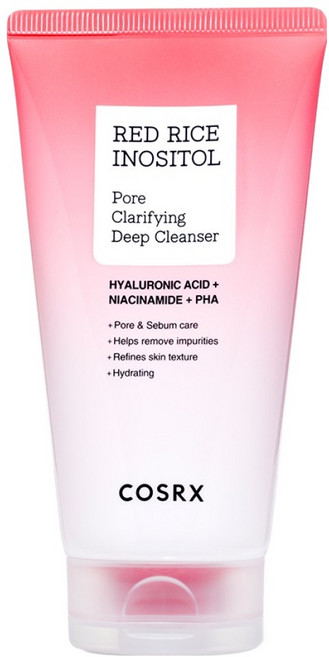 COSRX 紅米肌醇毛孔淨透深層潔面乳, 1個, 150ml