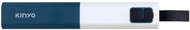 Kinyo 白激光遠距手電筒 LED-210 藍色 LED210BU, 1個