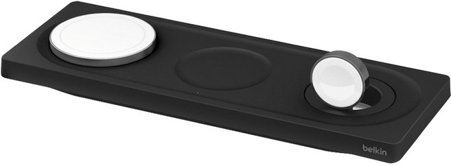 belkin 貝爾金 MagSafe 15W 3合1無線充電板 WIZ016dqBK 黑色 1個